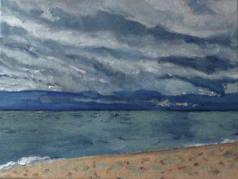 Print of Contemporary Seascape Paintings by Cristian Valentich