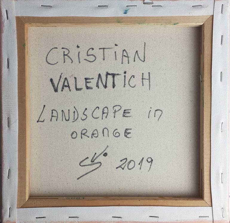 Original Abstract Landscape Painting by Cristian Valentich