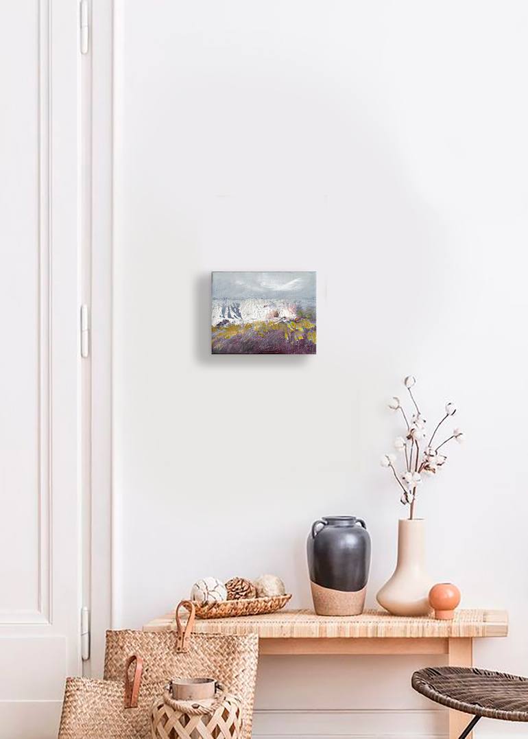 Original Abstract Expressionism Landscape Painting by Cristian Valentich