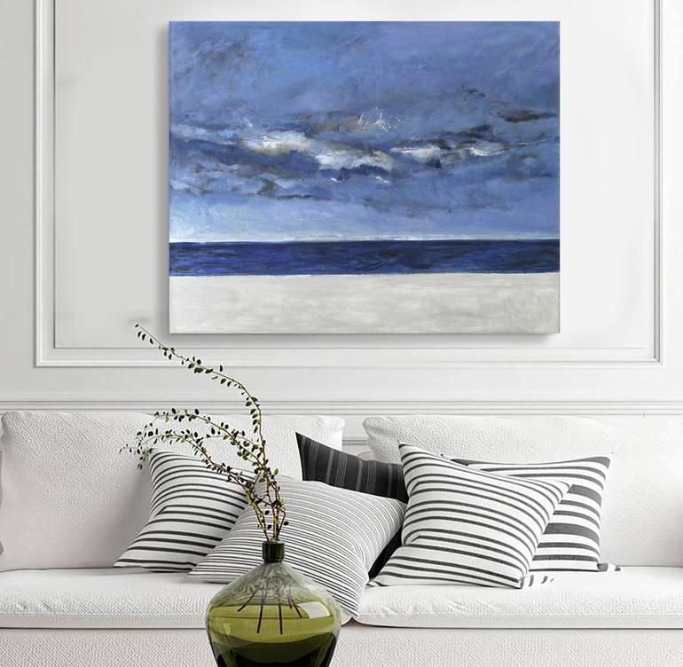 Original Expressionism Seascape Painting by Cristian Valentich