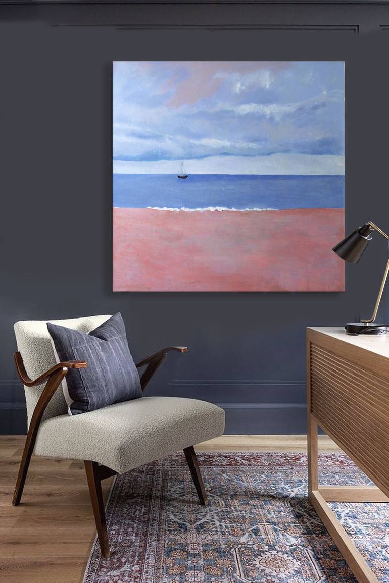 Original Fine Art Seascape Painting by Cristian Valentich