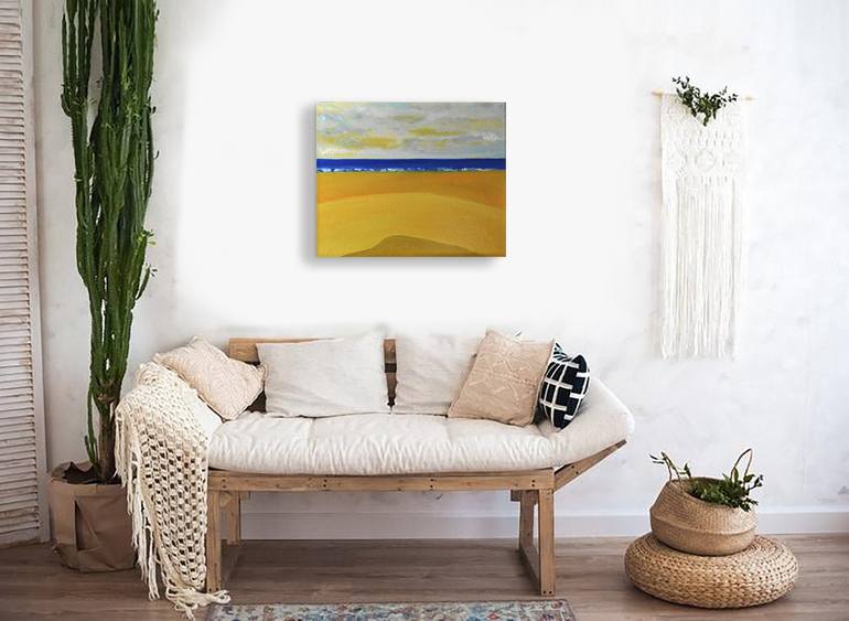 Original Abstract Seascape Painting by Cristian Valentich