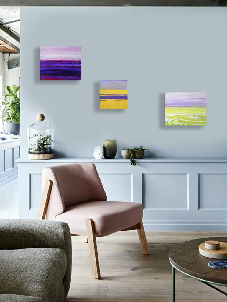 Original Abstract Landscape Painting by Cristian Valentich