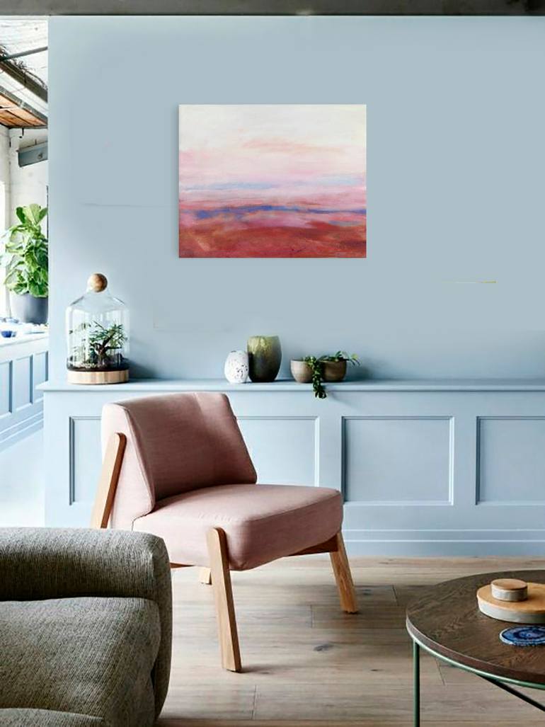 Original Abstract Landscape Painting by Cristian Valentich