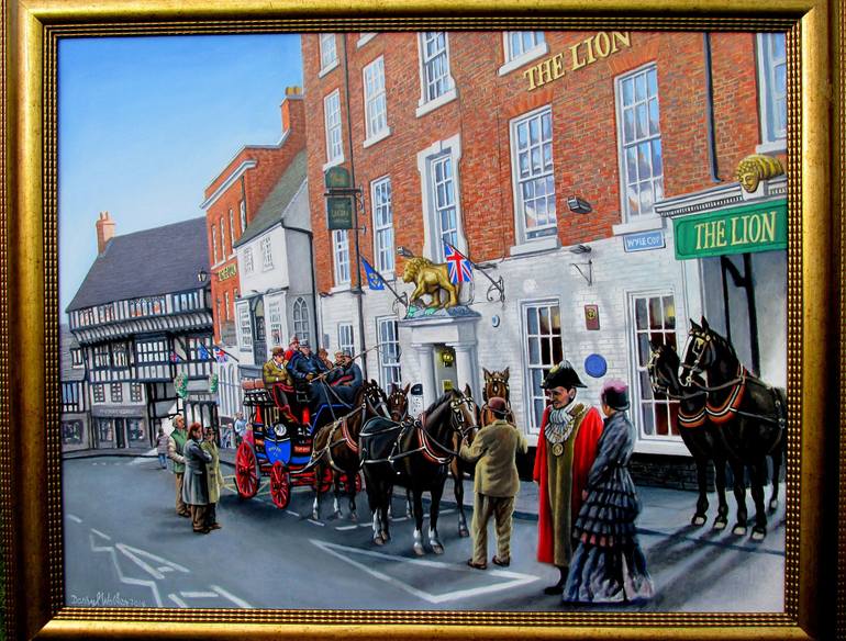 Print of Photorealism Horse Paintings by Darryl Walker