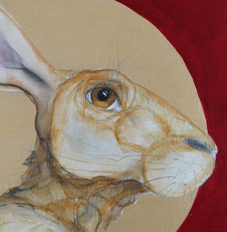 Original Figurative Animal Painting by Sylvia Parkinson-Brown