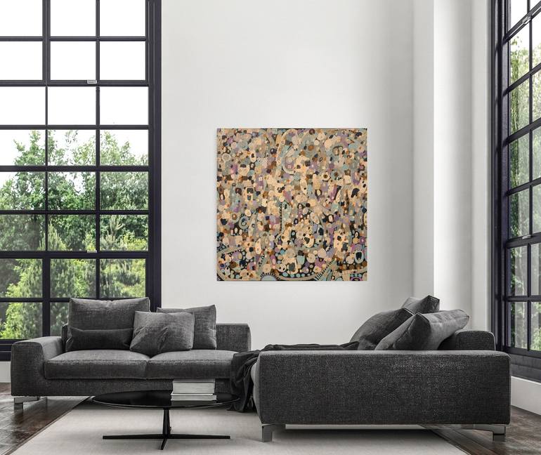 Original Cubism Abstract Painting by Stacy Neasham
