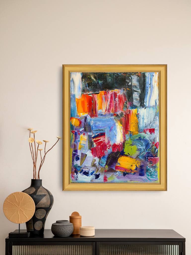 Original Abstract Expressionism Abstract Painting by Stacy Neasham