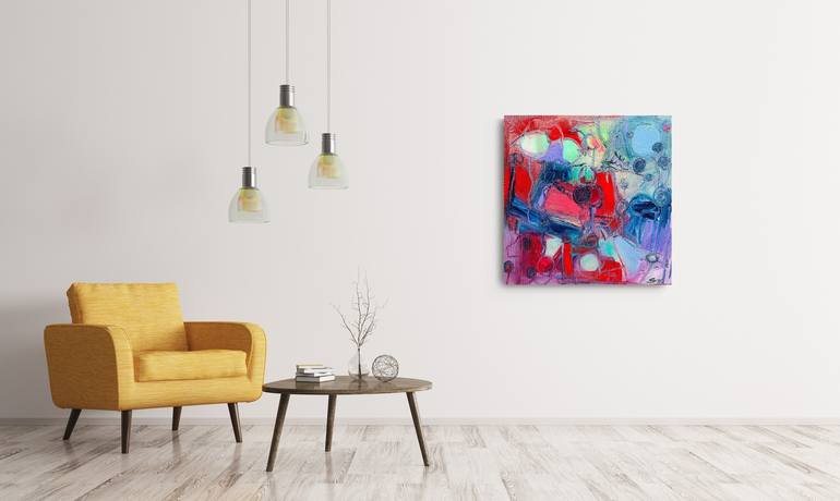Original Abstract Expressionism Abstract Painting by Stacy Neasham