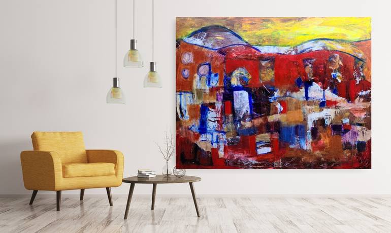 Original Abstract Expressionism Abstract Painting by Stacy Neasham
