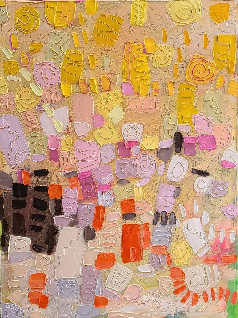 Original Abstract Painting by Stacy Neasham | Abstract Art on Canvas | Sun shiny day 2