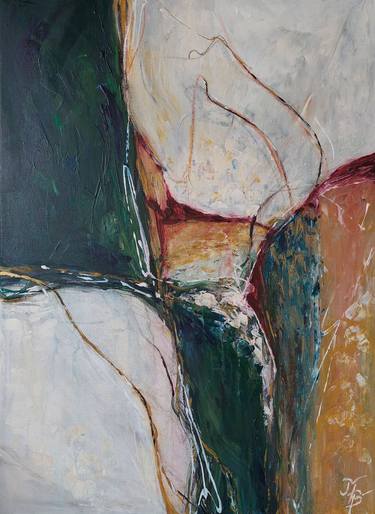 Original Abstract Expressionism Abstract Paintings by Benita Malčiūtė