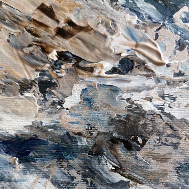 Original Abstract Expressionism Abstract Painting by Benita MalčIūTė