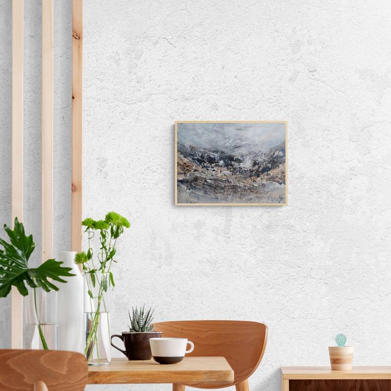 Original Abstract Expressionism Abstract Painting by Benita MalčIūTė