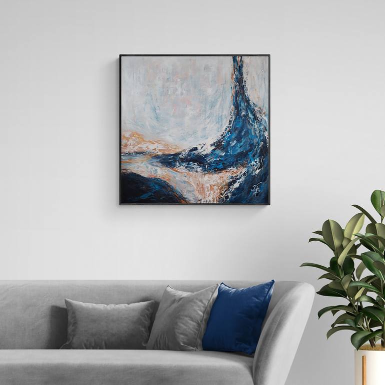 Original Abstract Expressionism Abstract Painting by Benita MalčIūTė