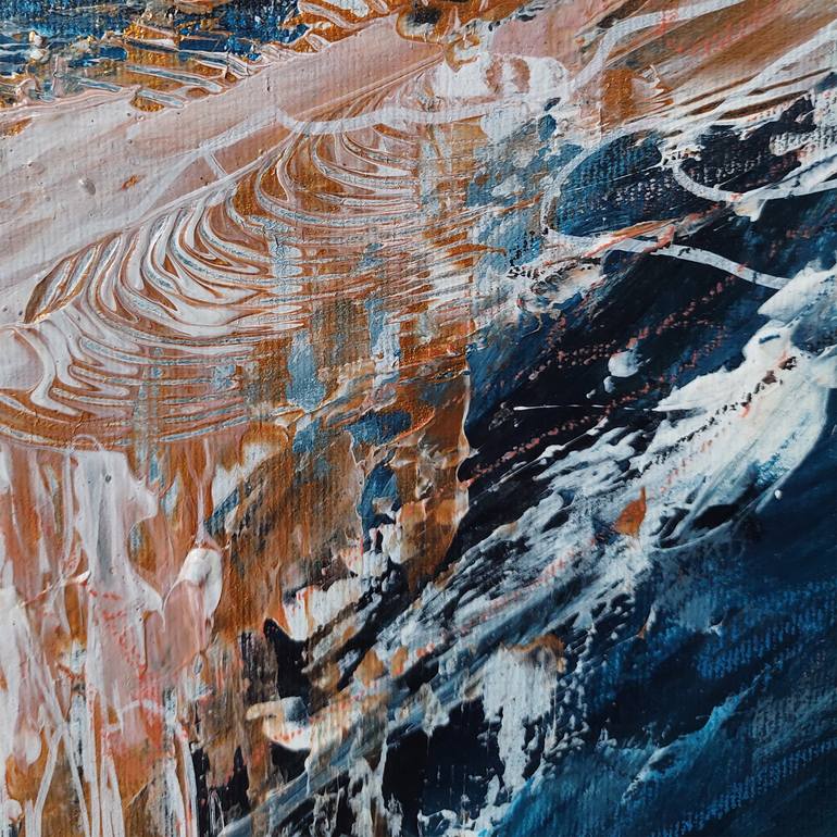 Original Abstract Expressionism Abstract Painting by Benita MalčIūTė