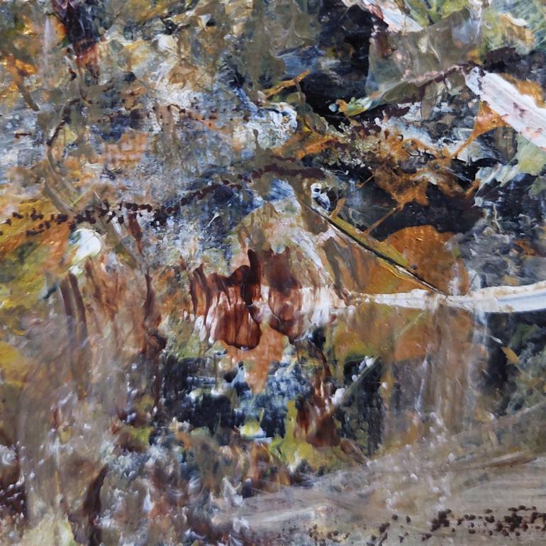 Original Abstract Expressionism Abstract Painting by Benita Malčiūtė