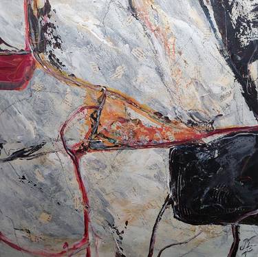 Original Contemporary Abstract Paintings by Benita Malčiūtė