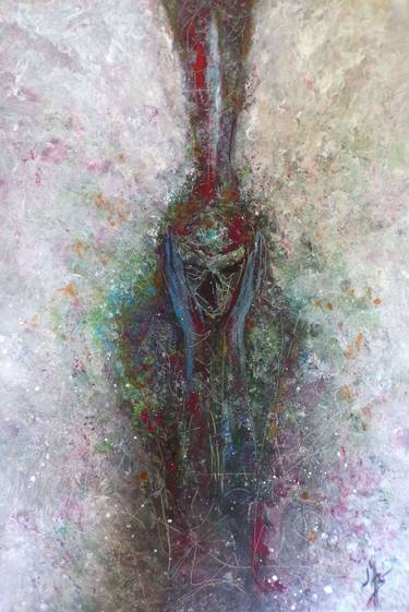 Original Modernism Abstract Painting by Benita Malčiūtė