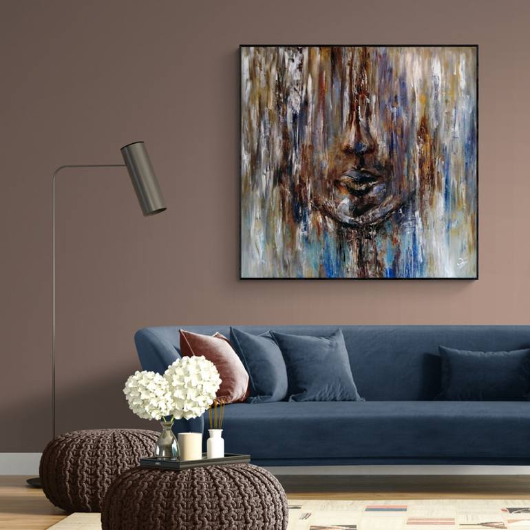 Original Abstract Expressionism Abstract Painting by Benita MalčIūTė