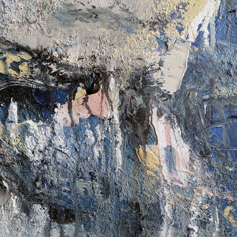 Original Abstract Expressionism Abstract Painting by Benita MalčIūTė