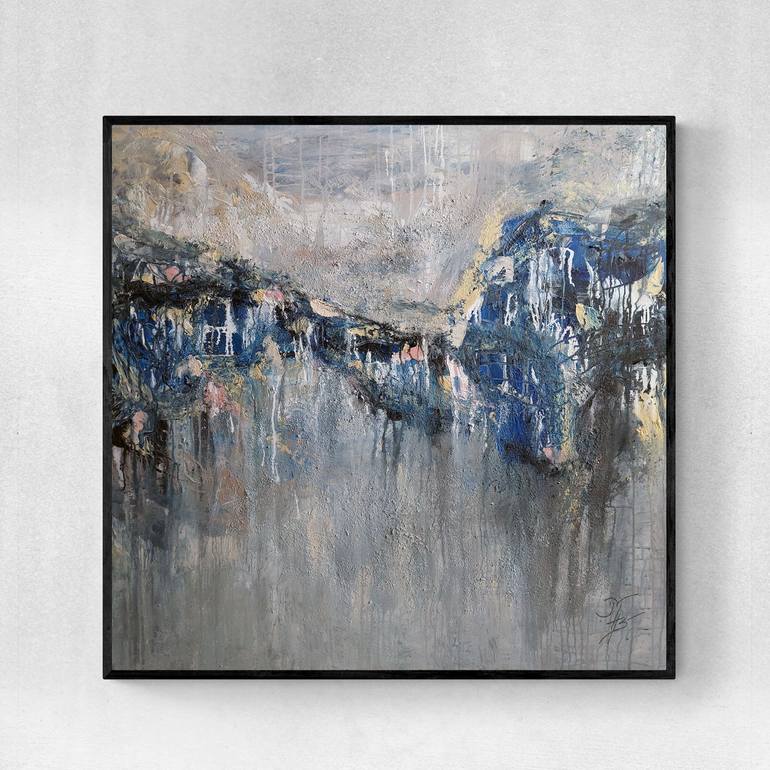 Original Abstract Expressionism Abstract Painting by Benita MalčIūTė