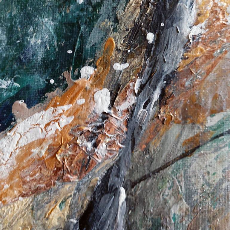 Original Abstract Expressionism Abstract Painting by Benita Malčiūtė