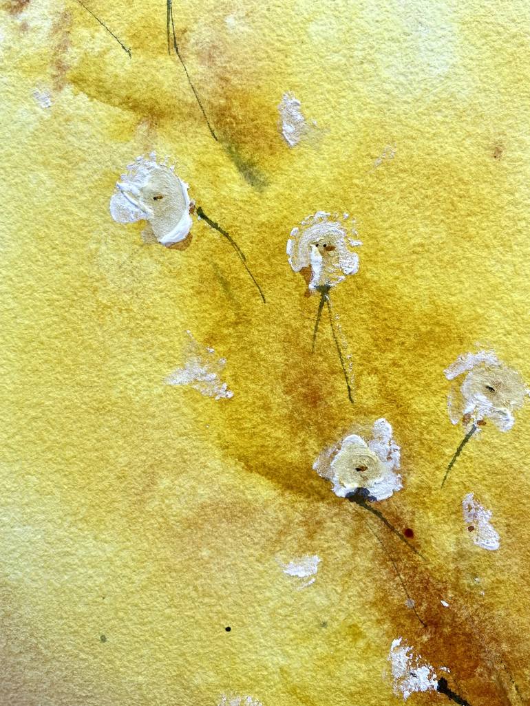 Original Abstract Floral Painting by Richard Bradshaw