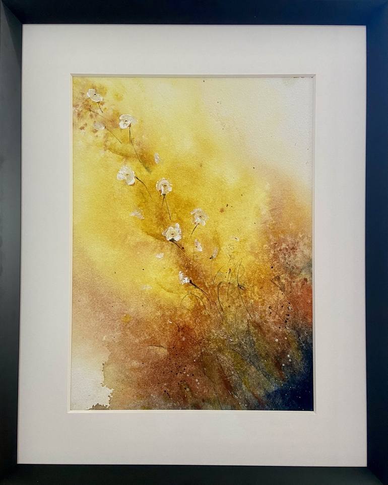 Original Abstract Floral Painting by Richard Bradshaw