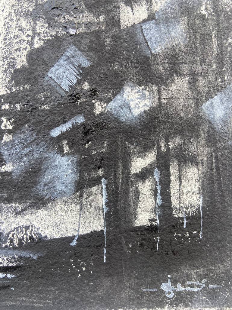 Original Black & White Landscape Painting by Richard Bradshaw