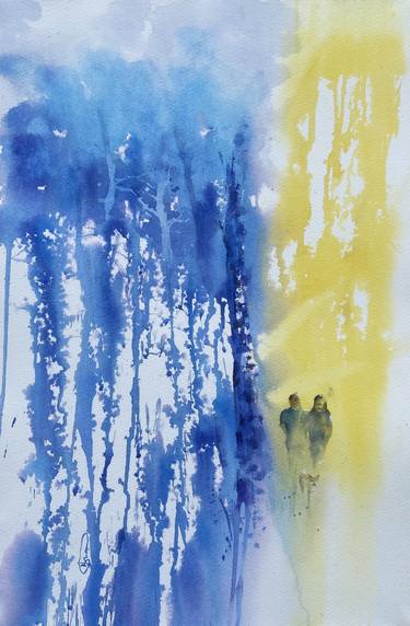 Original Abstract Expressionism Nature Painting by Richard Bradshaw