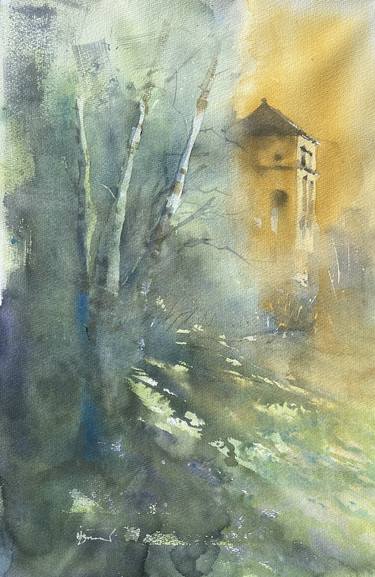 Original Abstract Expressionism Nature Painting by Richard Bradshaw