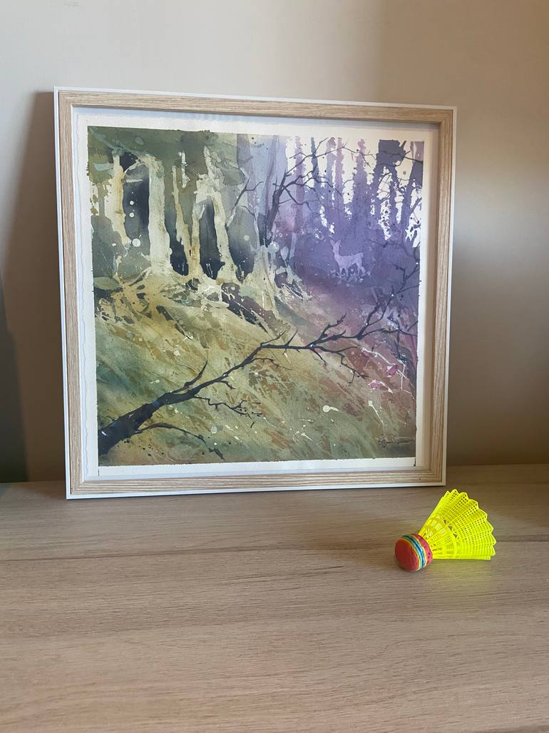 Original Abstract Expressionism Nature Painting by Richard Bradshaw