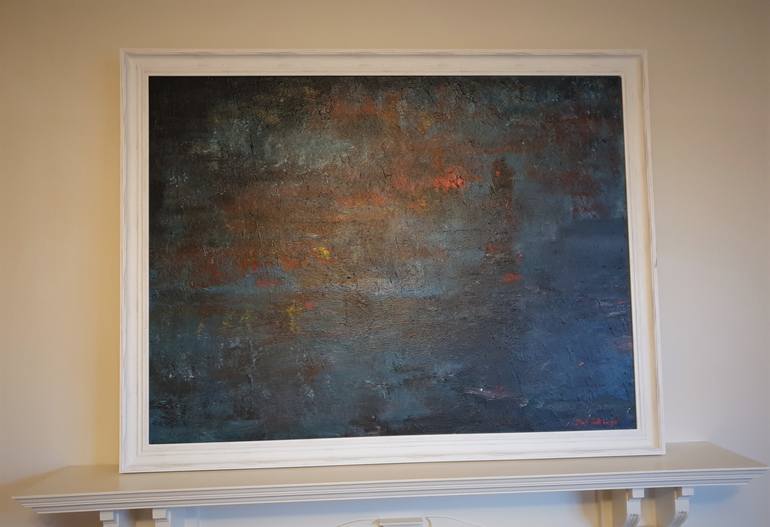 Original Abstract Expressionism Landscape Painting by David Scott Cooper