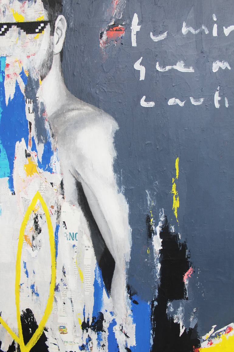 Original Expressionism Pop Culture/Celebrity Painting by Juan Vasco