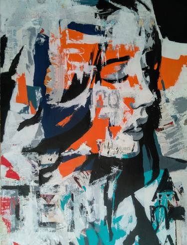 Print of Abstract Expressionism Women Paintings by Juan Vasco