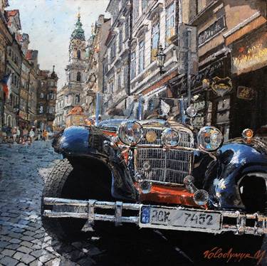 Print of Impressionism Car Paintings by Volodymyr Melnychuk