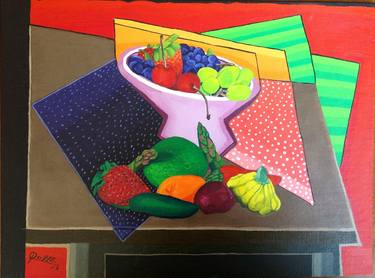 Print of Expressionism Still Life Paintings by Sergio Roffe
