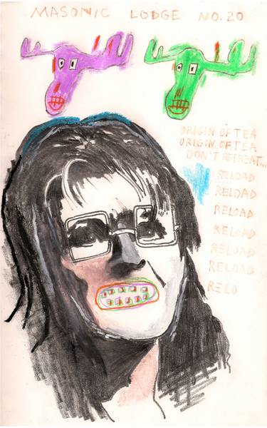 Original Expressionism Celebrity Drawings by Roger-Luis Bertuzzi