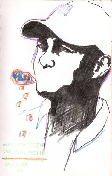 Original Expressionism Celebrity Drawings by Roger-Luis Bertuzzi