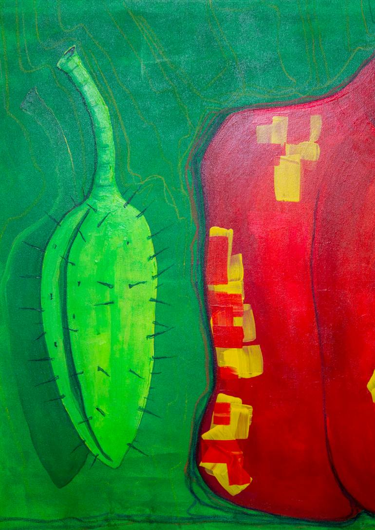 Original Figurative Women Painting by Oksana Chumakova