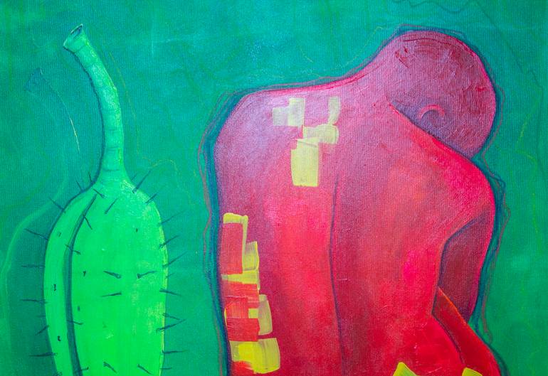 Original Figurative Women Painting by Oksana Chumakova