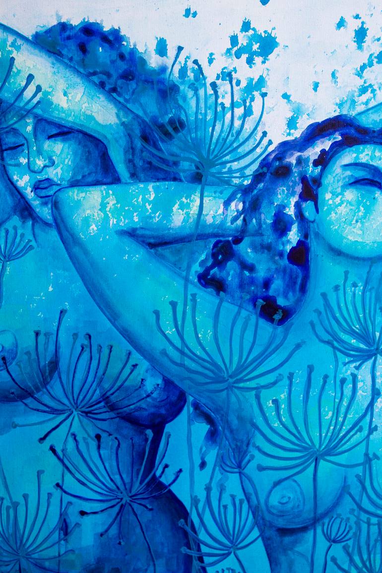 Original Figurative Nude Painting by Oksana Chumakova