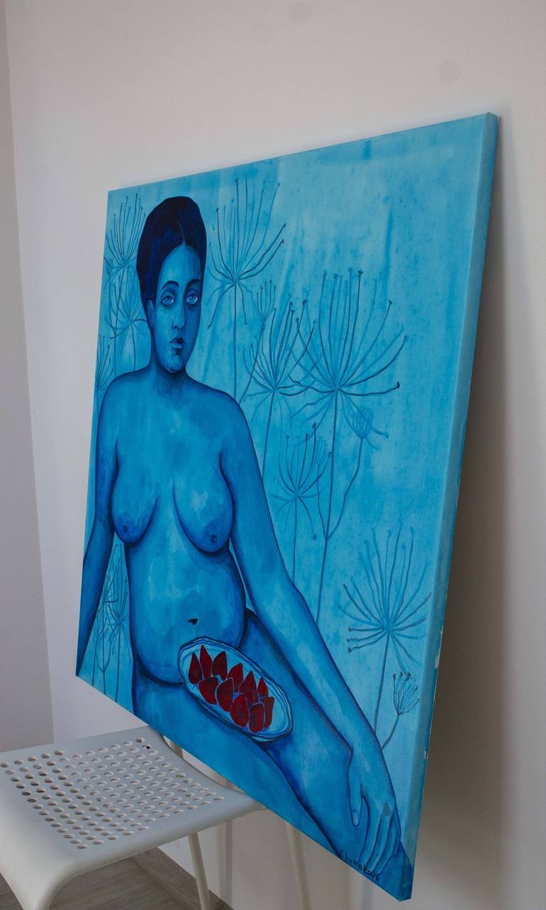 Original Nude Painting by Oksana Chumakova