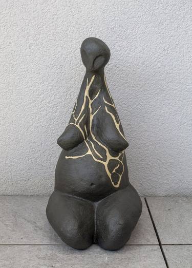 Original Women Sculpture by Oksana Chumakova