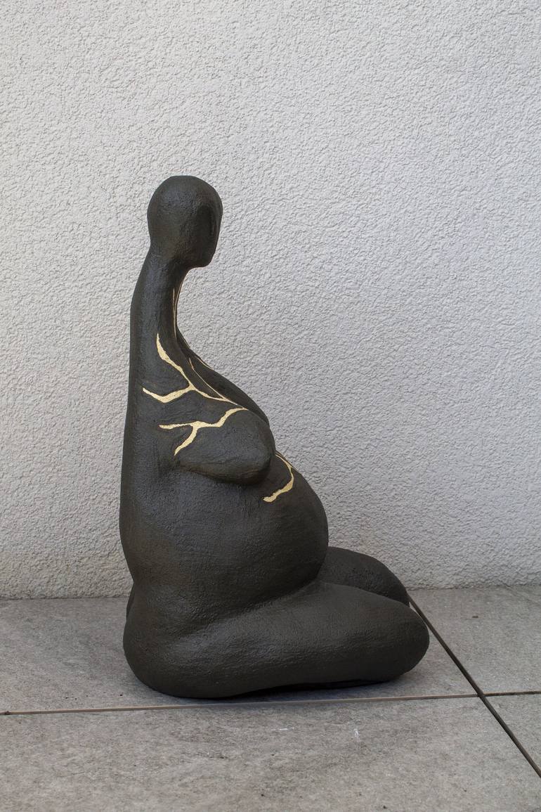 Original Dada Women Sculpture by Oksana Chumakova