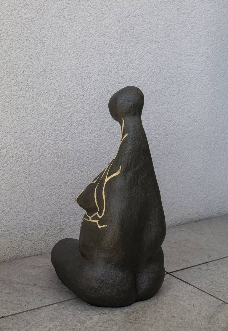 Original Dada Women Sculpture by Oksana Chumakova