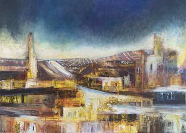 Original Cities Painting by Barry Lonergan