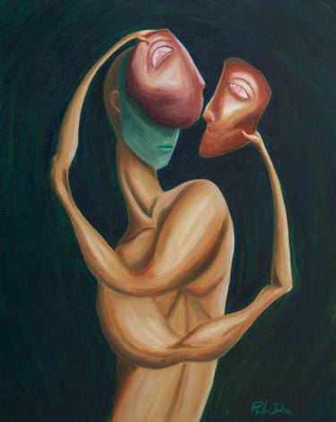 Original Surrealism People Paintings by Pedro Diaz