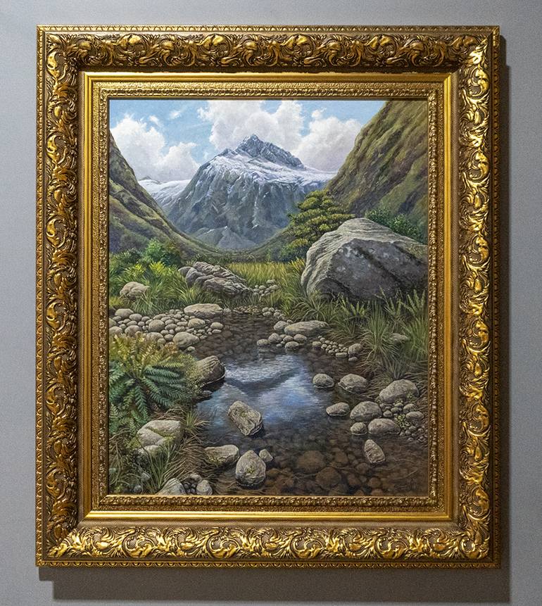 Original Realism Landscape Painting by Edwin G